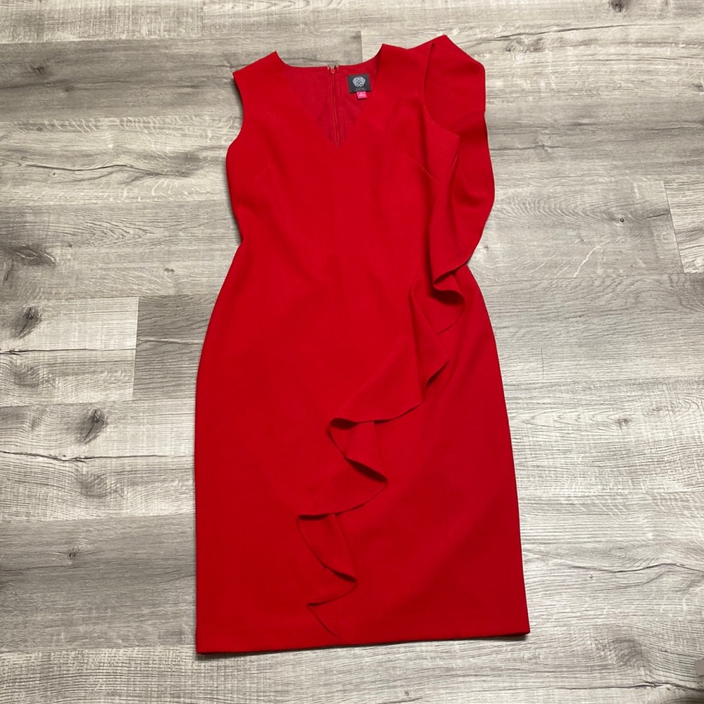 Vince Camuto Flounce MIDI Dress